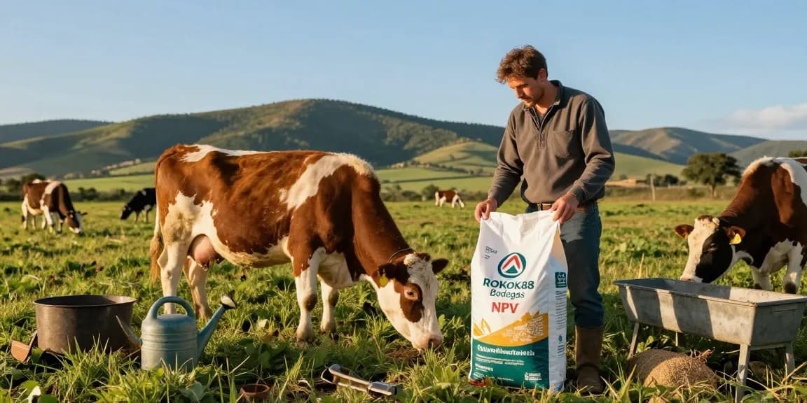 High-quality animal feed from ROKOK88 enhancing livestock health and productivity