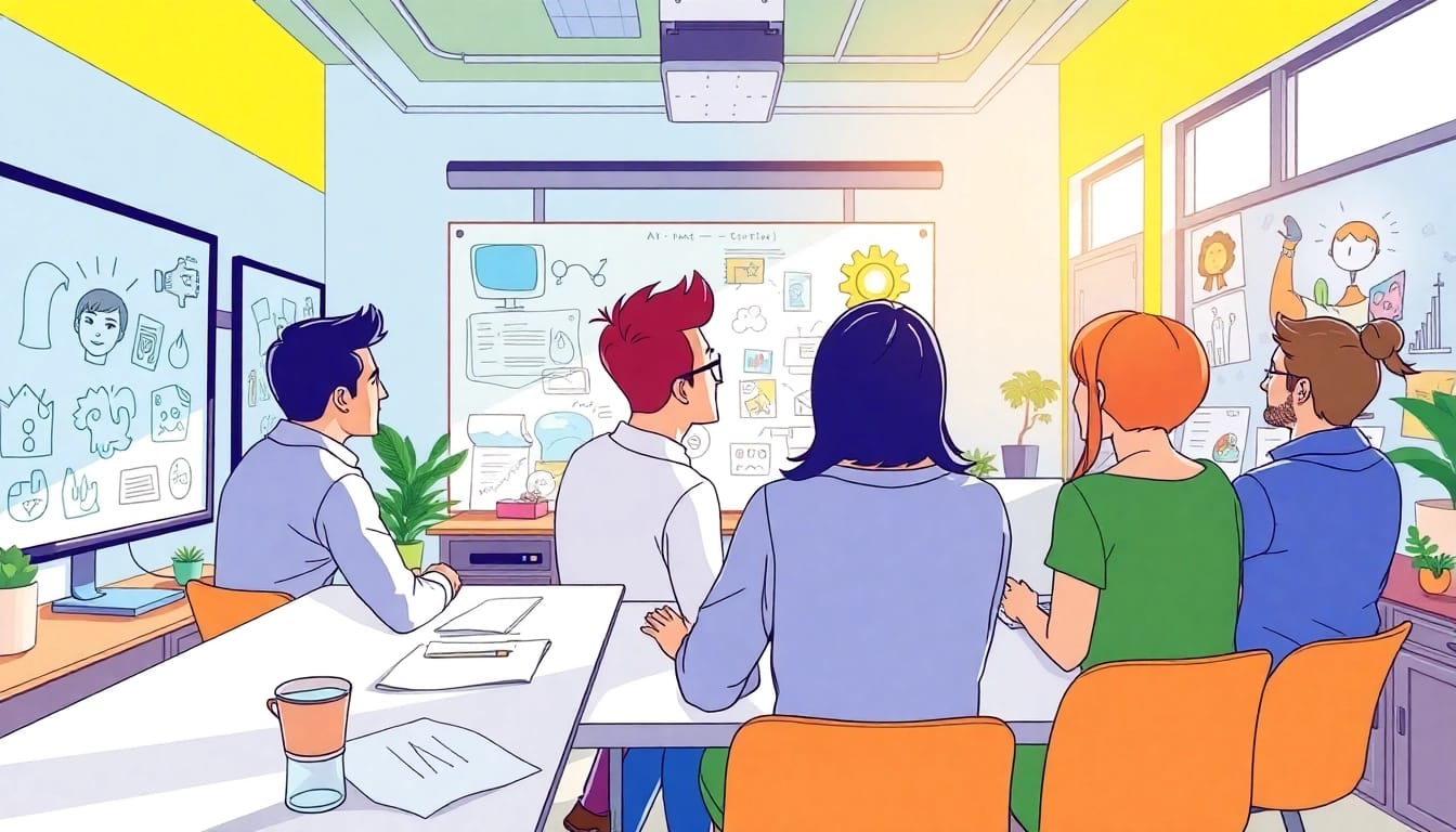 Animationsagentur team collaborating on innovative animation projects