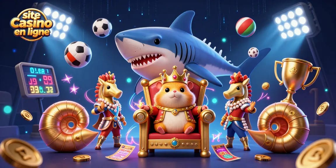 Jouez sur un site casino en ligne avec des scènes colorées et dynamiques captivantes.