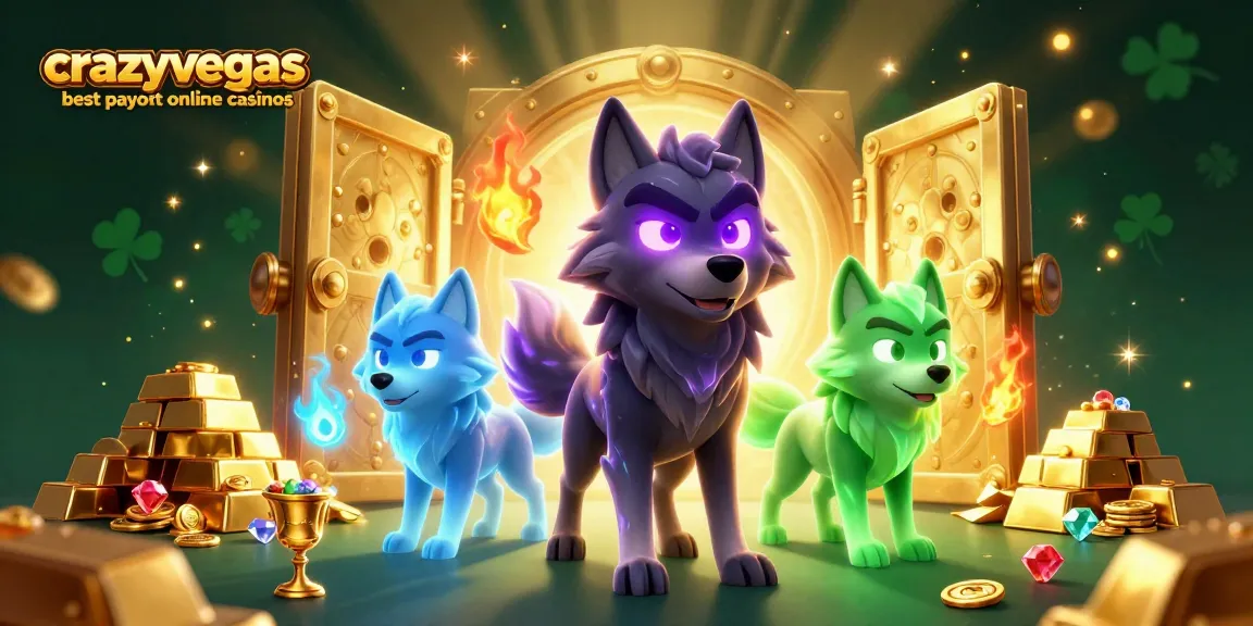 Experience the thrill of crazyvegas best payout online casinos with vibrant treasures and spectral wolves.
