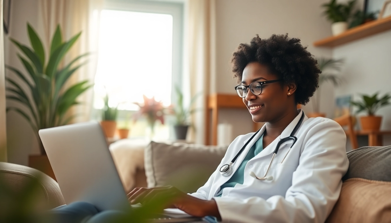 Engaging telemedicine consultation emphasizing low cost telemedicine consultation with a friendly healthcare provider.