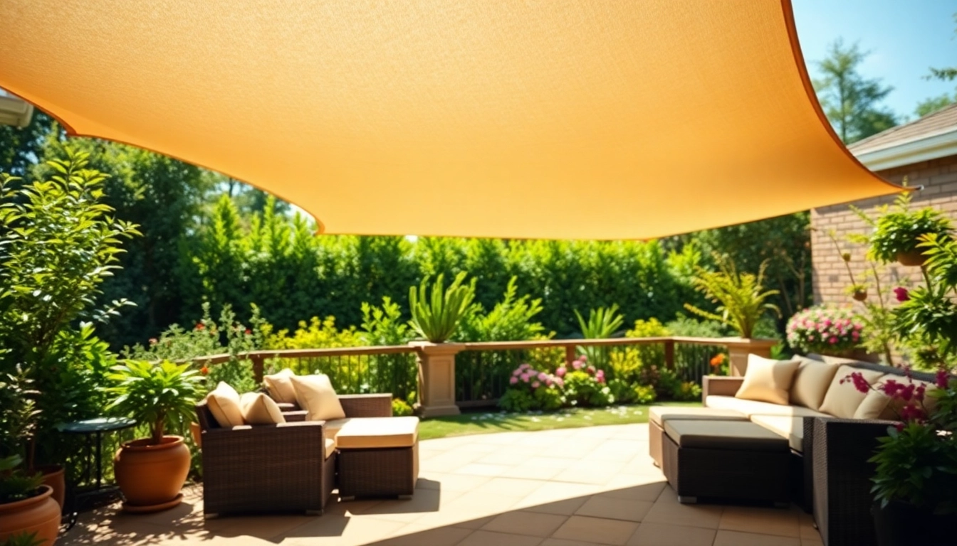 Outdoor Shades provide serene shelter and style for garden patios and outdoor spaces.