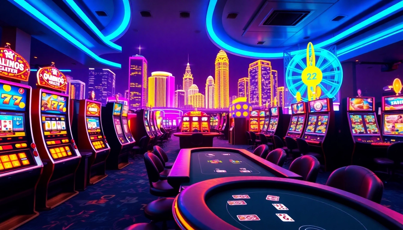 Experience the thrill of a Non gamstop casino UK with vibrant digital gaming elements.