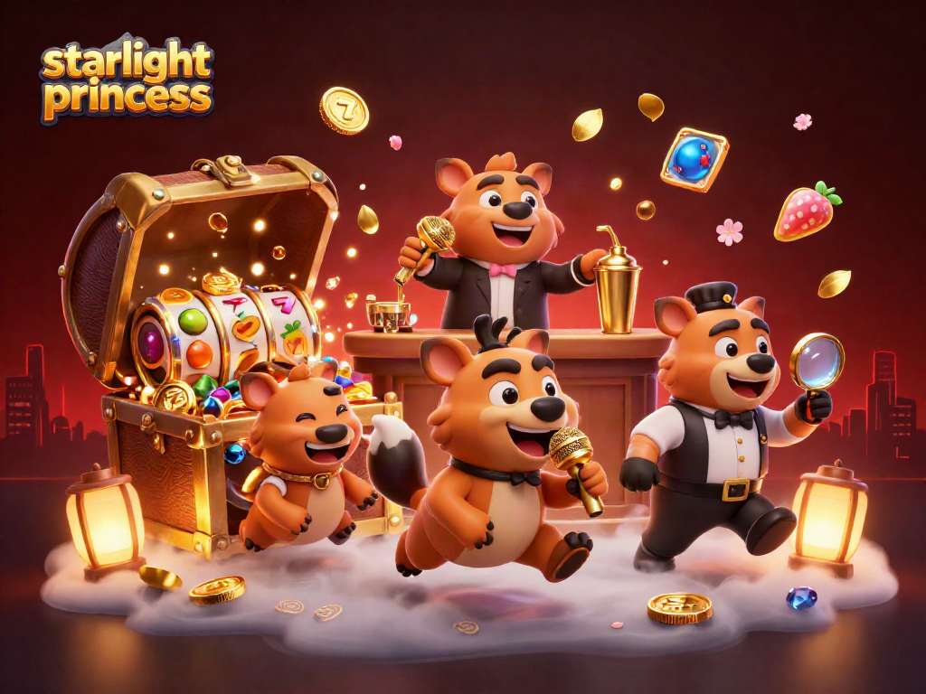 Spin reels to win in the starlight princess slot, filled with vibrant coins and dazzling gems.