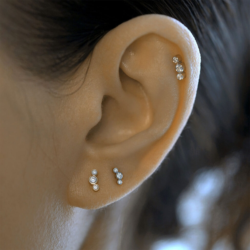 Discover Stunning Diamond Helix Earrings UK at London Diamond Online