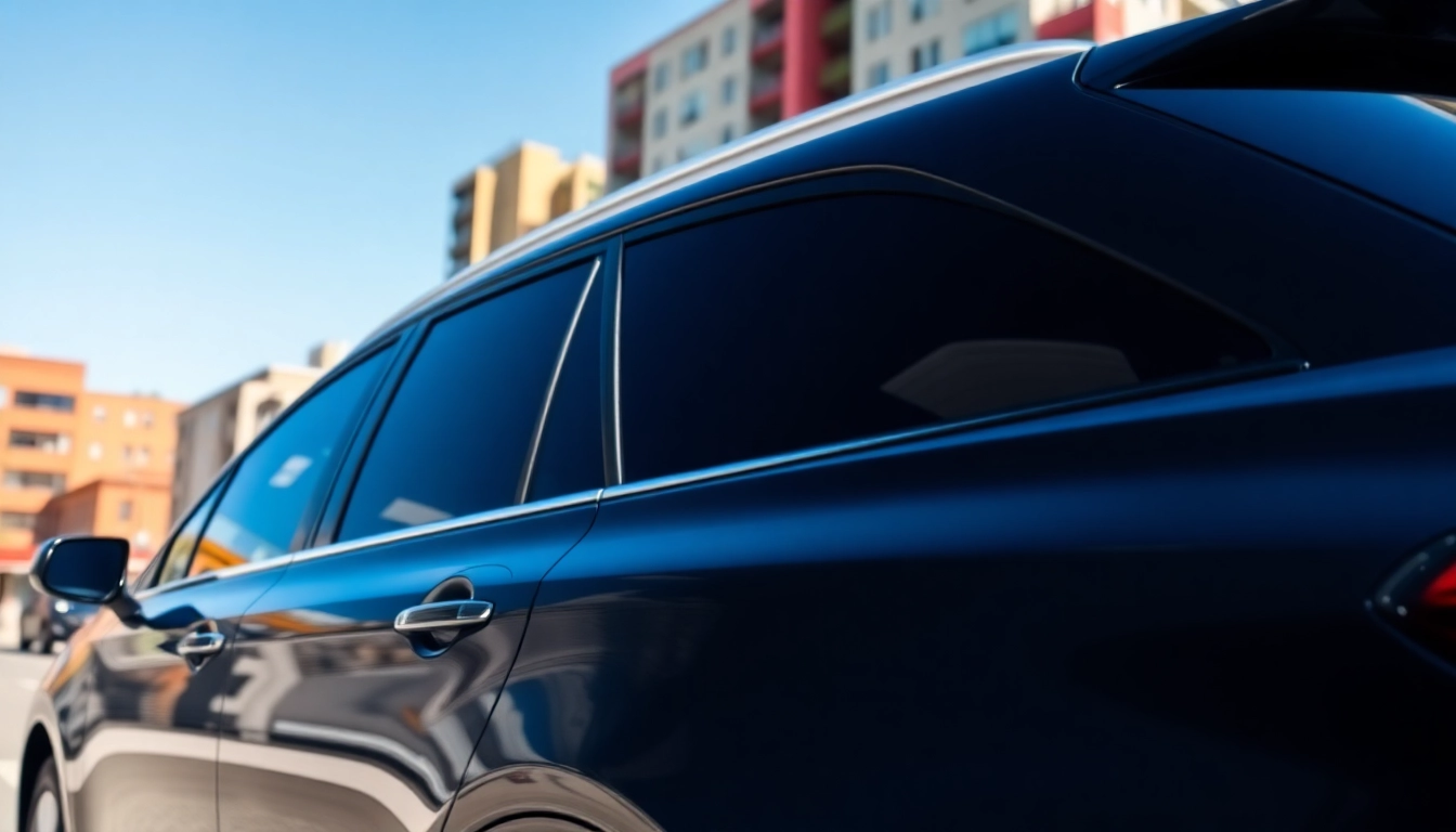Tinted windows on a sleek vehicle showcase the best window tint Chattanooga TN for style and comfort.