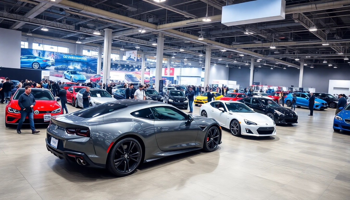 Explore vibrant displays at the Auto Cars Show showcasing diverse vehicles and engaging attendees.