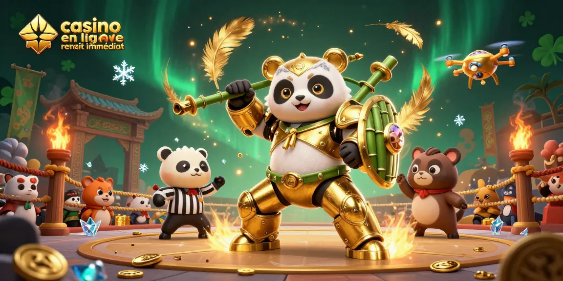 Profitez des gains avec casino en ligne retrait immédiat dans une scène animée de combat félin