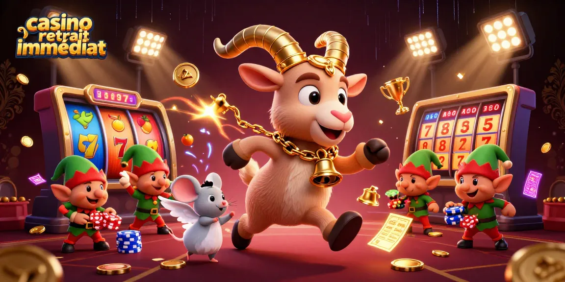 Jeu passionnant au casino retrait immédiat avec des personnages festifs et des éléments animés.