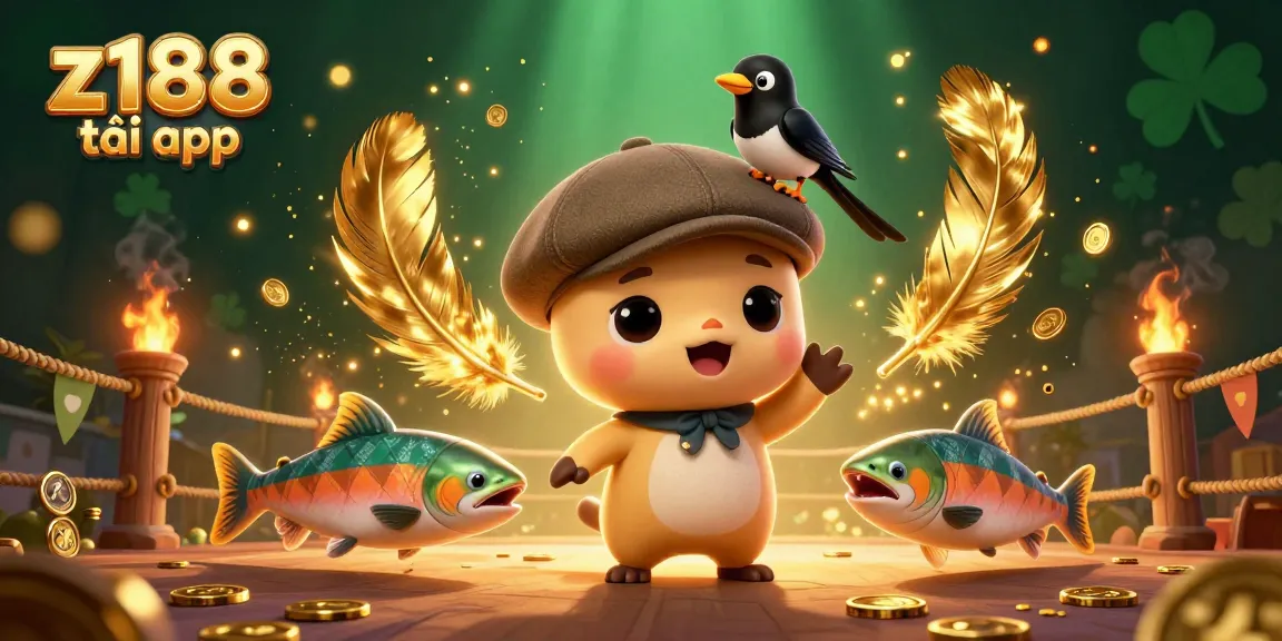 Experience z188 tải app with exciting gameplay featuring cartoon baby Nessie and gold tokens.