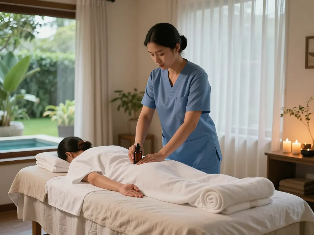 Experience Swedish massage bliss at https://www.makangs.com/region/국내/서울-/마사지-스웨디시 in a calming spa atmosphere with inviting surroundings.