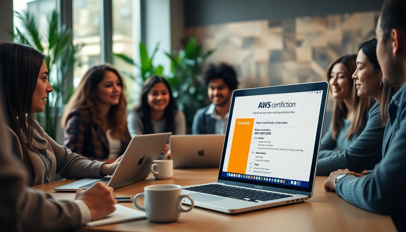 Pay someone to take my AWS exam with professionals discussing certification strategies.