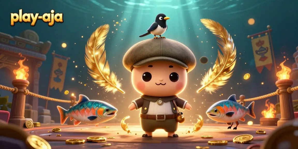 Engage in thrilling play-aja casino action with baby Nessie and friends surrounded by vibrant elements