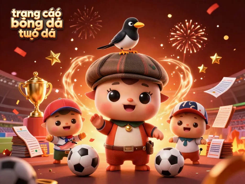 Tham gia trang cá độ bóng đá trực tiếp với các nhân vật hoạt hình dễ thương và một sân vận động đầy nhộn nhịp.