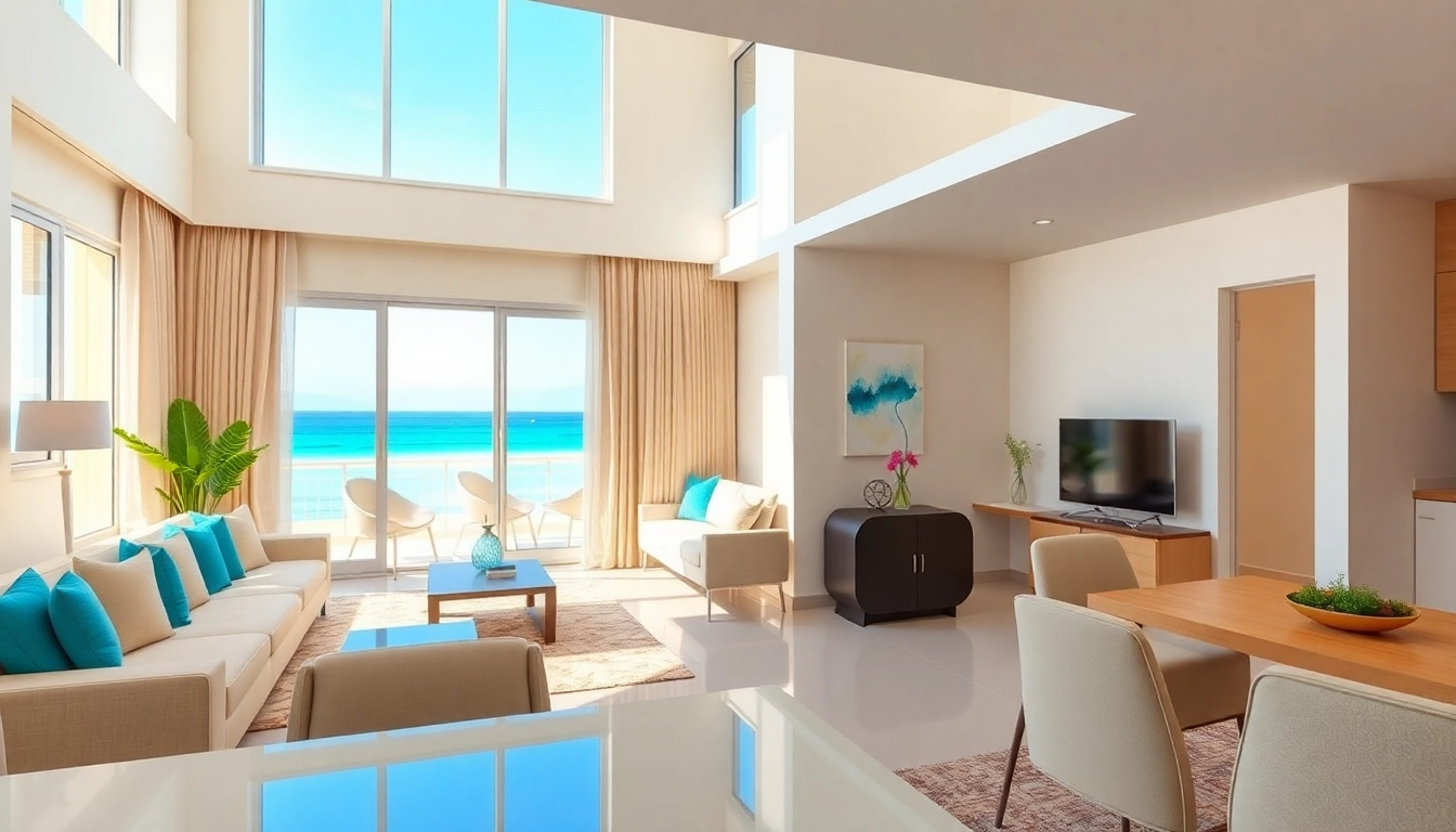 Showcase of a stunning apartment for rent in Alanya Turkey featuring a bright, modern interior.