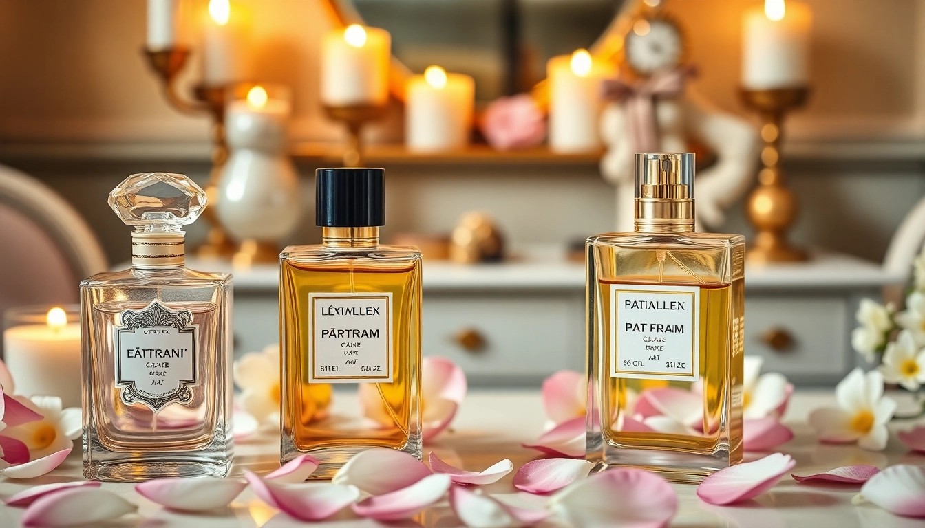 Artful display highlighting Extrait de parfum vs eau de parfum in an elegant fragrance setting.