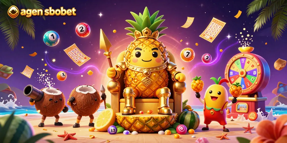 Experience thrilling gameplay at agen sbobet with vibrant casino elements, colorful balls, and dynamic energy.