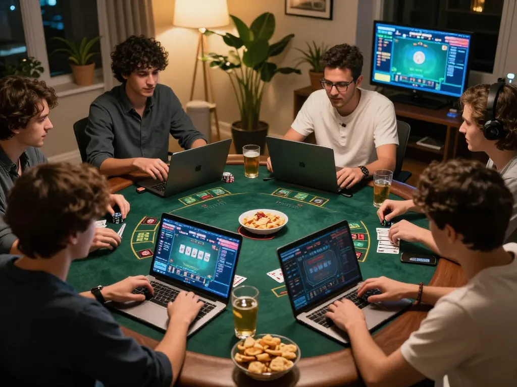 Engaging with online casinos in Canada reddit while playing blackjack at home during an exciting gaming session.