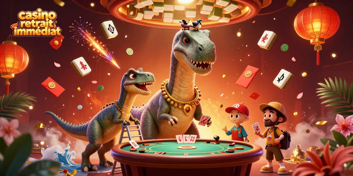 Jouez aux jeux avec casino retrait immédiat dans un décor de casino animé et coloré.