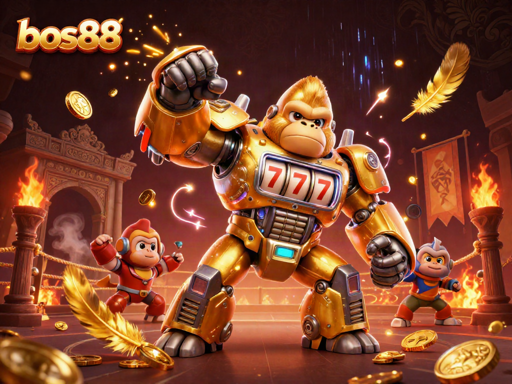 Gorila emas bos88 dan mesin slot menghadirkan keseruan taruhan online di arena kasino.