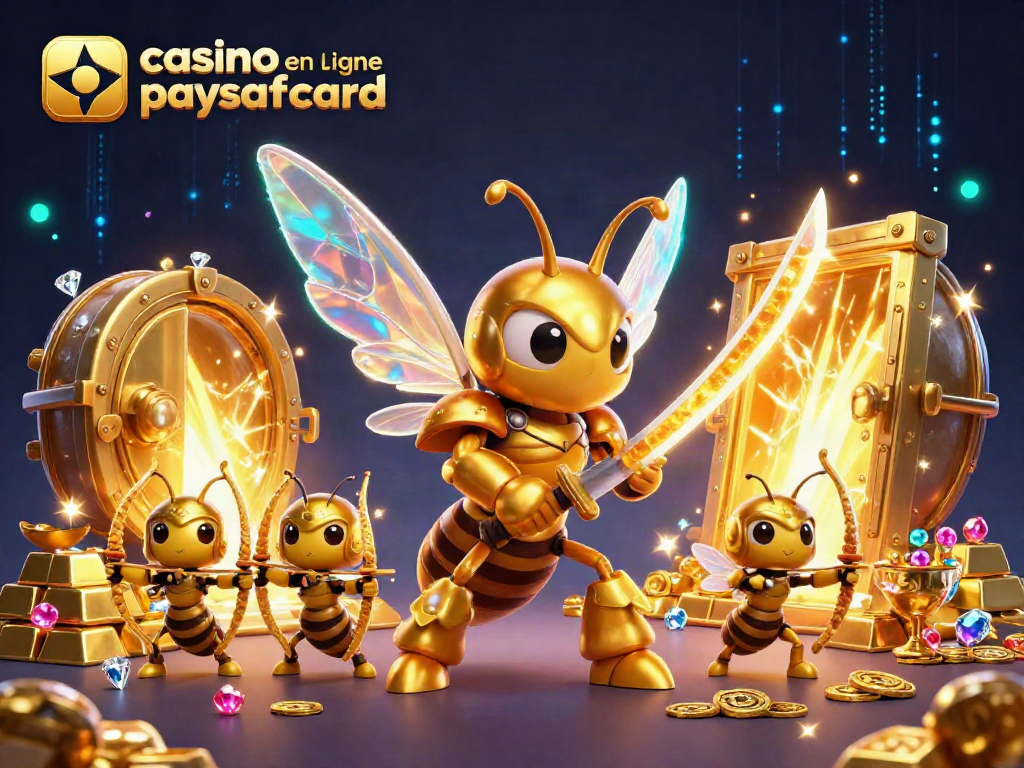 Jouer dans un casino en ligne paysafecard avec des animations de bijoux et de trésors éclatants.
