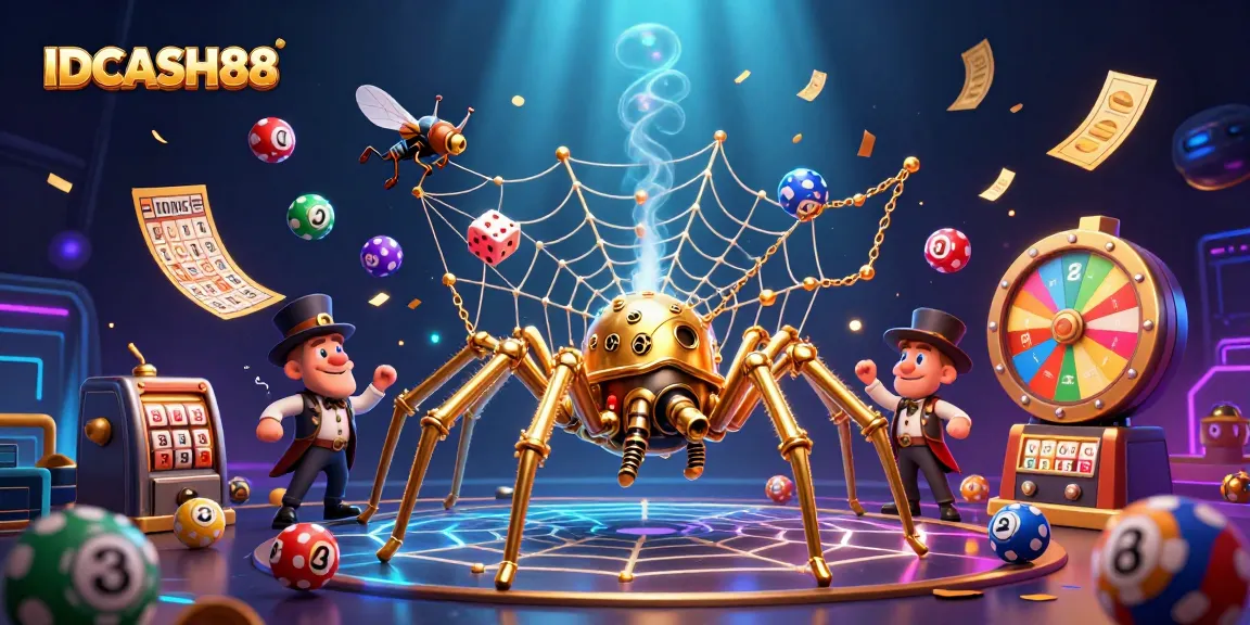 Experience the thrilling gameplay at IDCASH88 with a vibrant casino scene full of excitement and winnings.