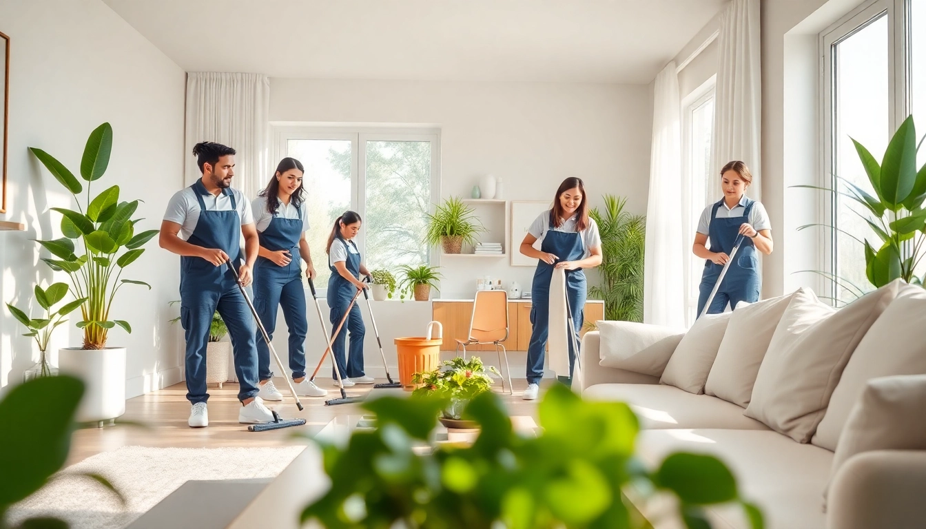 Clean and professional cleaning services near me transforming a modern living space.