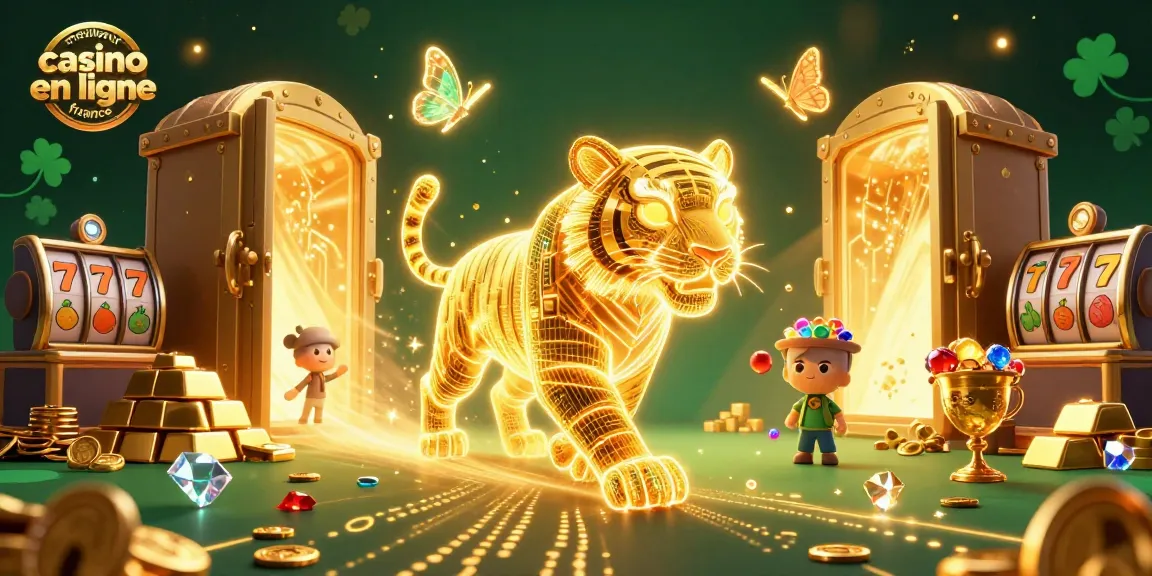 Illuminez votre expérience avec le meilleur casino en ligne France entouré de trésors et de symboles de jeux.