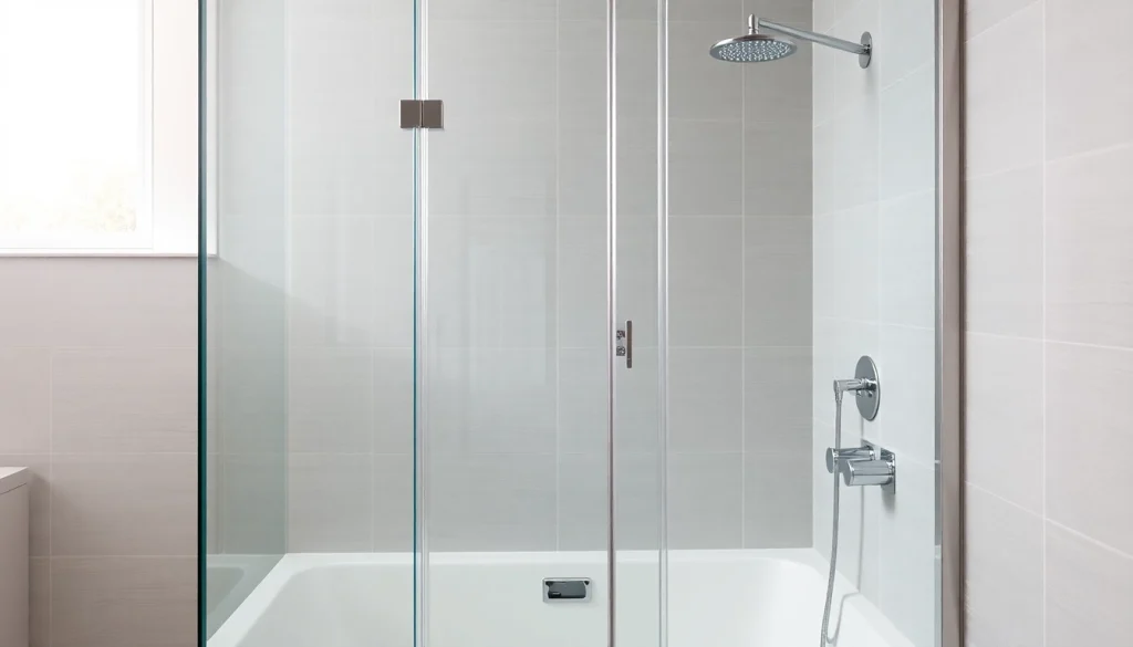 Stylish sonni Duschkabine elegantly enhances a modern bathroom's aesthetics.