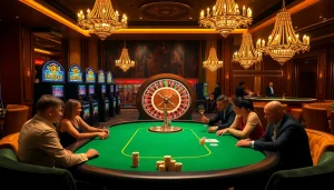 Experience the excitement of blackjack at https://jun88.buzz/, with players immersed in intense gameplay at the table.