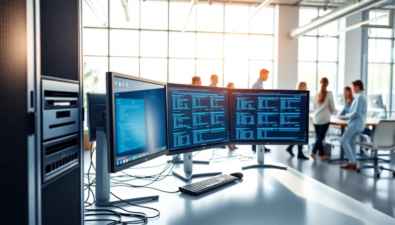 Enhance virtualization Fredericksburg solutions with advanced server technology in a collaborative office.