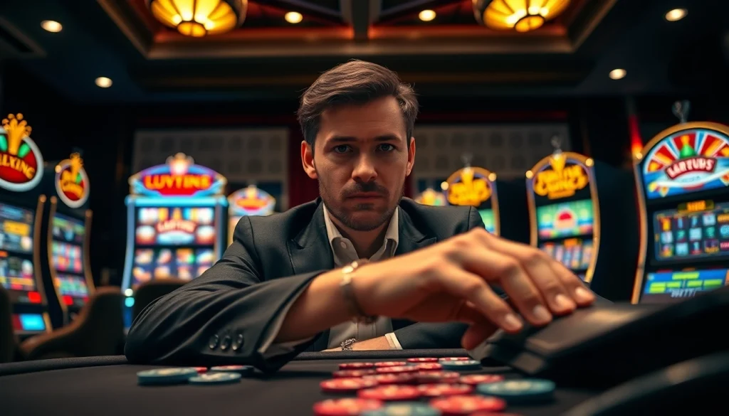 Memainkan luxury138 slot dengan penuh semangat di kasino mewah.