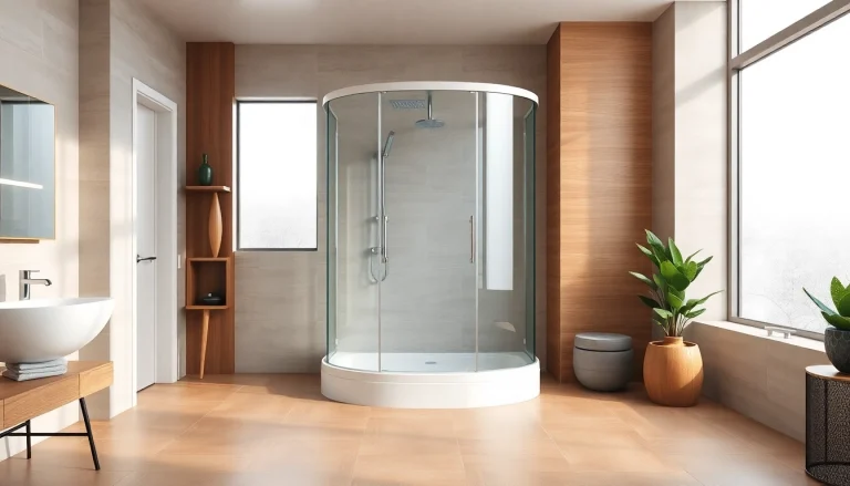 Erleben Sie die stilvolle sonni Duschkabine in einem modernen Badezimmer