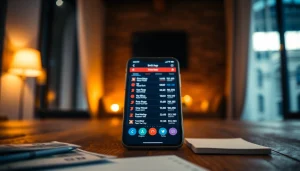 Showcase of best sports betting apps India on a smartphone with cash elements.