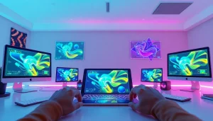 Transform your images effortlessly with nano banana pro AI in a high-tech workspace.