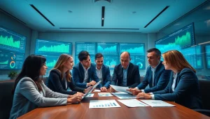 Analyze competitive intelligence trends in a collaborative office environment.