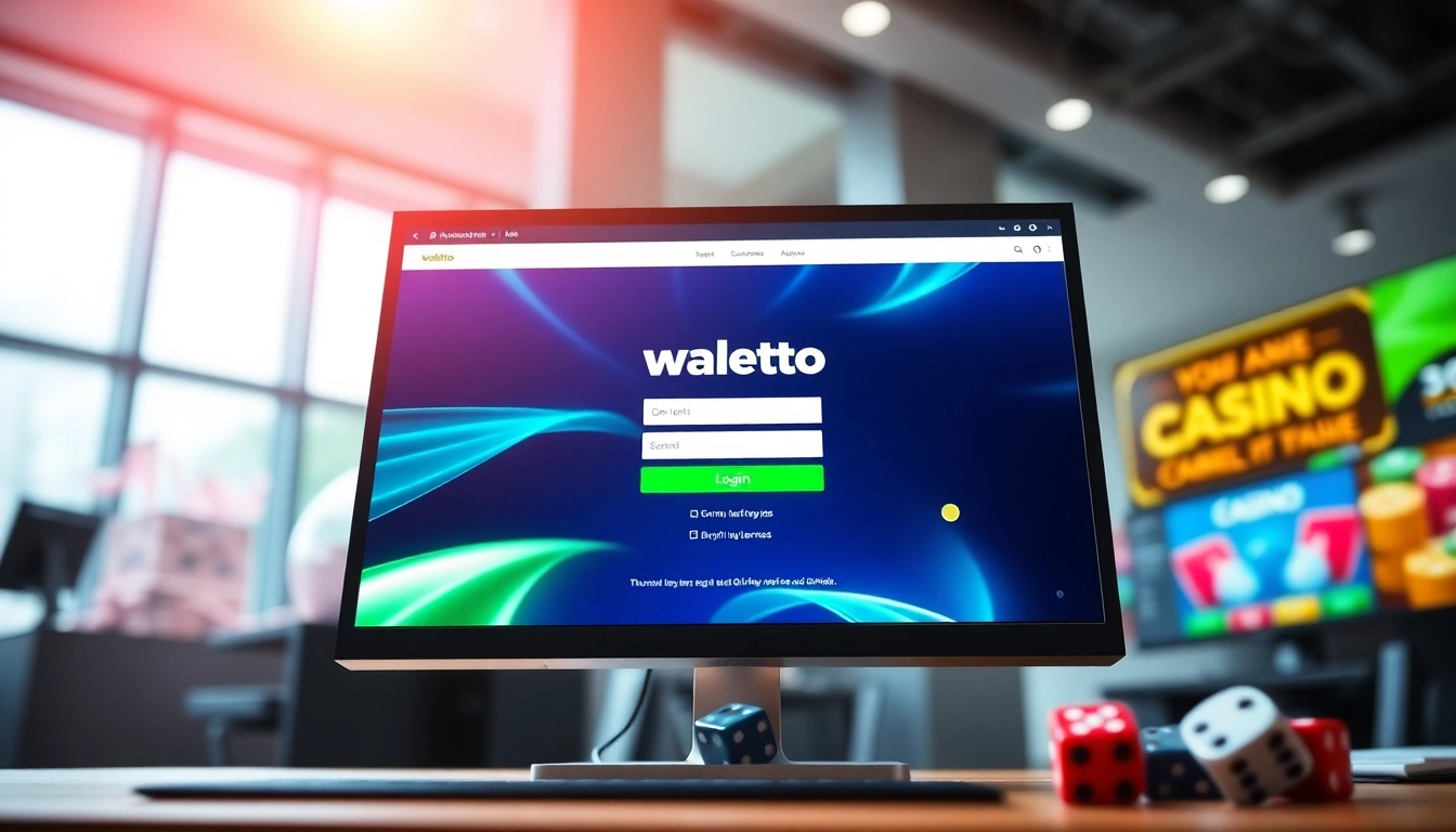 Masuk ke walettoto login dengan antarmuka modern dan menarik yang diatur di latar belakang dinamis.