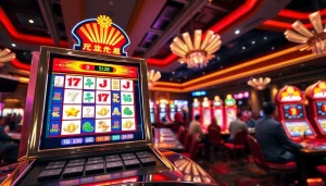 Menangkan pengalaman bermain mahjong slot dengan mesin yang berwarna-warni di kasino.