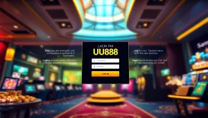 uu88 đăng nhập interface showcasing login steps in an engaging online casino