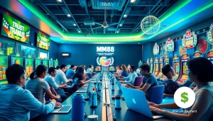 Experience gaming excitement at https://mm88.agency/ with diverse players enjoying secure online betting.