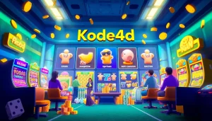 Kode4d online gaming platform showcasing vibrant slot games and interactive user experiences.