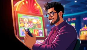 O jogador se diverte com a Bet dá Sorte, experimentando a emoção das apostas.