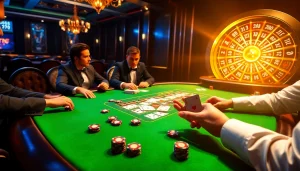 Experience the excitement of S88 VIP gaming at a professional casino table with poker chips and cards.
