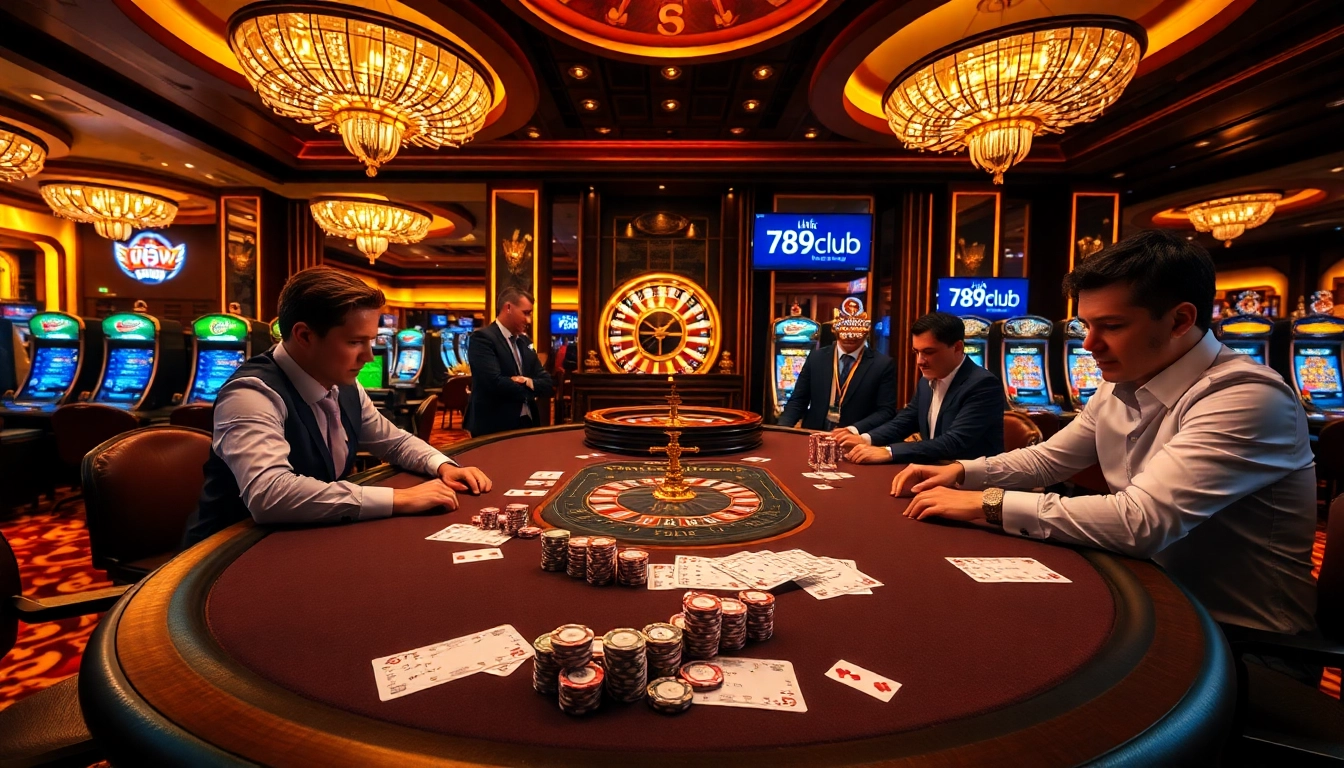 Experience thrilling gaming at the link 789club with high-stakes poker action and vibrant casino atmosphere.