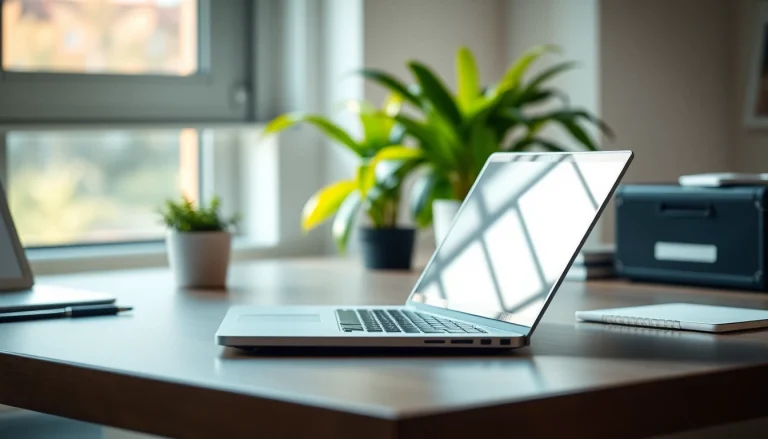 zirvegrupbilgisayar ile modern bir teknoloji çalışma alanı görüntüsü