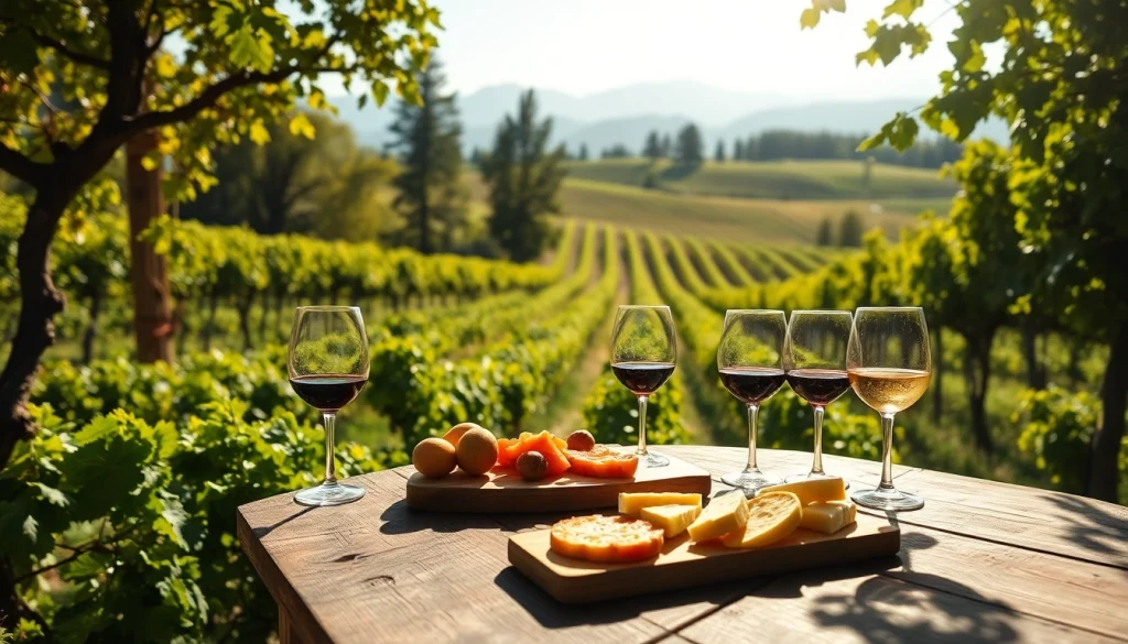 Savoring local wines at Sacramento Wineries with a scenic vineyard backdrop.