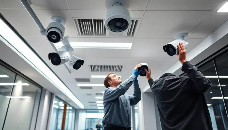 Instalación de cámaras Dahua en un entorno empresarial seguro