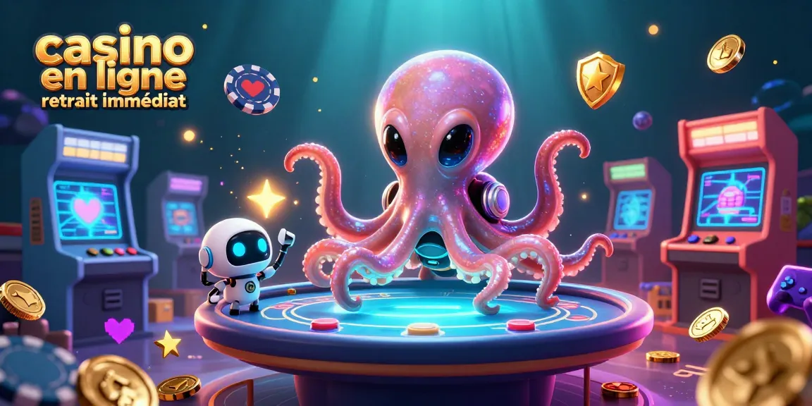 Profitez des jeux avec le casino en ligne retrait immédiat grâce à cette illustration fascinante.
